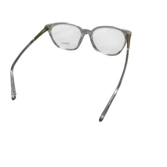 USED IN BOX! VERSACE 3242A 148 Transparent Crystal Plastic Round Eyeglasses 54mm - Picture 7 of 11